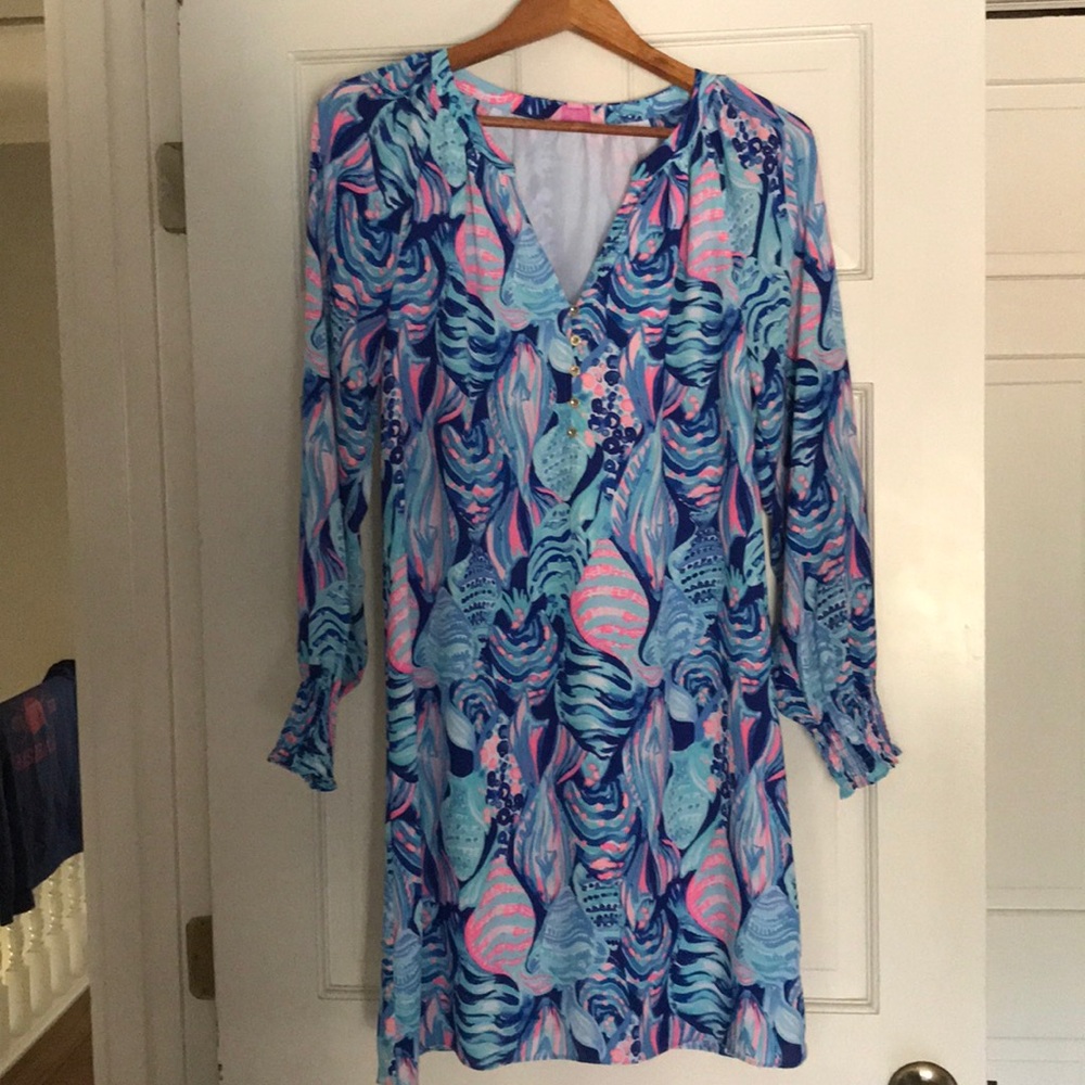Lilly Pulitzer Brynle Dress in Twilight Blue